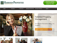 Tablet Screenshot of harrison-properties.net